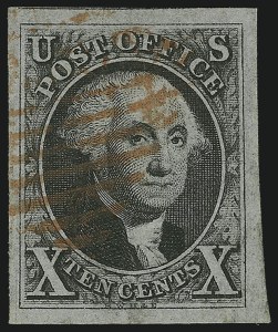 Sale 1034, Lot 3, 5c-10c 1847 Issue and 1875 Reproduction of 1847 Issue (Scott 1-4)