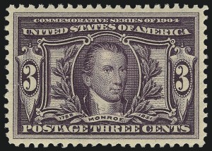 Sale 1034, Lot 312, Louisiana Purchase and Jamestown Issues (Scott 323-330)