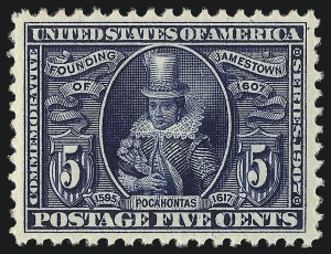 Sale Number 1034, Lot Number 316, Louisiana Purchase and Jamestown Issues (Scott 323-330)