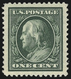 Sale 1034, Lot 317, 1908-09 Washington-Franklin Issues (Scott 331-366)