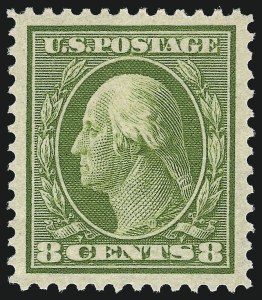 Sale 1034, Lot 322, 1908-09 Washington-Franklin Issues (Scott 331-366)