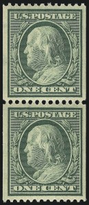 Sale 1034, Lot 328, 1908-09 Washington-Franklin Issues (Scott 331-366)