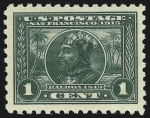 Sale 1034, Lot 375, 1913 Panama Pacific Issue (Scott 397-404)