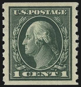 Sale 1034, Lot 385, 1912-16 Washington-Franklin Issues (Scott 405-440)