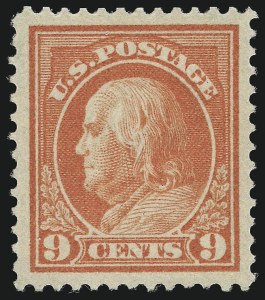 Sale 1034, Lot 388, 1912-16 Washington-Franklin Issues (Scott 405-440)
