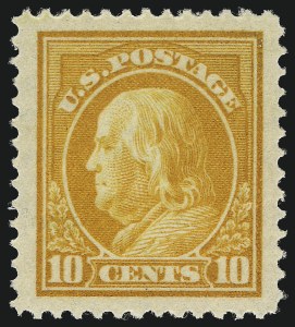 Sale 1034, Lot 389, 1912-16 Washington-Franklin Issues (Scott 405-440)