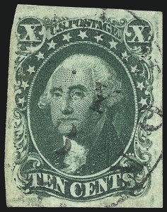 Sale 1034, Lot 39, 1851-56 Issue (Scott 10-17)