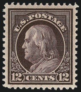 Sale 1034, Lot 390, 1912-16 Washington-Franklin Issues (Scott 405-440)