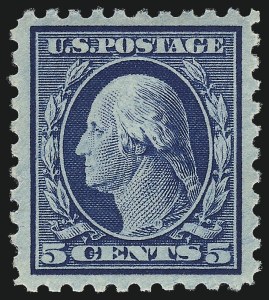 Sale 1034, Lot 397, 1912-16 Washington-Franklin Issues (Scott 405-440)
