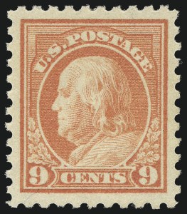 Sale 1034, Lot 402, 1912-16 Washington-Franklin Issues (Scott 405-440)