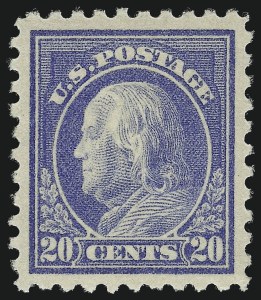 Sale 1034, Lot 407, 1912-16 Washington-Franklin Issues (Scott 405-440)