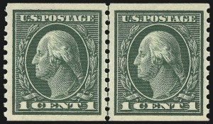 Sale 1034, Lot 413, 1914-17 Washington-Franklin Issues (Scott 441-485)