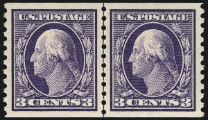Sale 1034, Lot 416, 1914-17 Washington-Franklin Issues (Scott 441-485)