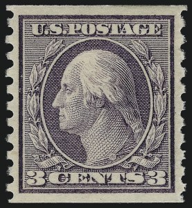 Sale 1034, Lot 425, 1914-17 Washington-Franklin Issues (Scott 441-485)