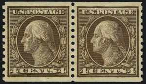 Sale 1034, Lot 427, 1914-17 Washington-Franklin Issues (Scott 441-485)