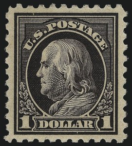 Sale 1034, Lot 430, 1914-17 Washington-Franklin Issues (Scott 441-485)