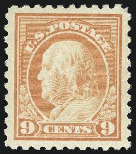 Sale 1034, Lot 439, 1914-17 Washington-Franklin Issues (Scott 441-485)