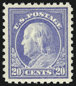 Sale 1034, Lot 443, 1914-17 Washington-Franklin Issues (Scott 441-485)