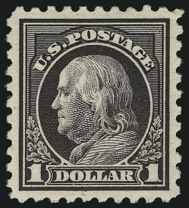 Sale 1034, Lot 445, 1914-17 Washington-Franklin Issues (Scott 441-485)