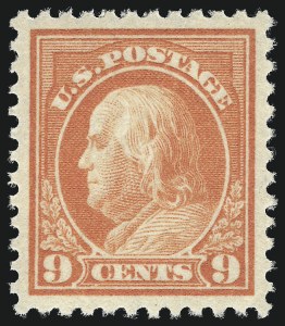 Sale 1034, Lot 462, 1917-20 Washington-Franklin Issues (Scott 486-541)