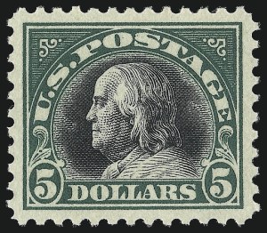 Sale 1034, Lot 470, 1917-20 Washington-Franklin Issues (Scott 486-541)