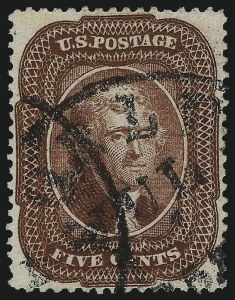 Sale 1034, Lot 55, 1857-60 Issue and 1875 Reprint (Scott 18-47)