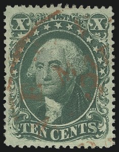 Sale 1034, Lot 60, 1857-60 Issue and 1875 Reprint (Scott 18-47)