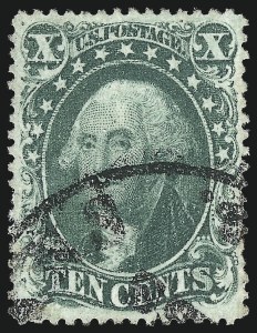 Sale 1034, Lot 62, 1857-60 Issue and 1875 Reprint (Scott 18-47)