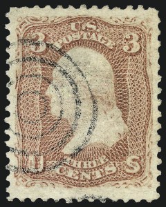 Sale 1034, Lot 92, 1867-68 Grilled Issue (Scott 79-101)