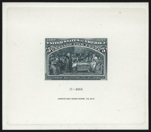 Sale 1037, Lot 1209, Essays and Proofs (1890 Issue thru Columbian Issue)