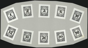 Sale 1037, Lot 1262, Essays and Proofs (Officials)