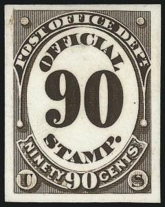 Sale 1037, Lot 1278, Essays and Proofs (Officials)