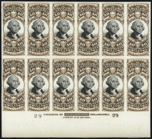 Sale 1037, Lot 1327, Essays and Proofs (Revenues)