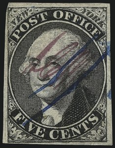 Sale 1037, Lot 1342, Postmasters` Provisionals - Annapolis Md. thru St. Louis Mo. (Scott 2XU1var-11X2)