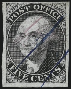 Sale 1037, Lot 1343, Postmasters` Provisionals - Annapolis Md. thru St. Louis Mo. (Scott 2XU1var-11X2)