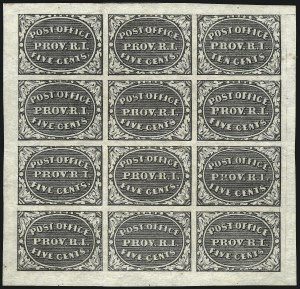 Sale 1037, Lot 1345, Postmasters` Provisionals - Annapolis Md. thru St. Louis Mo. (Scott 2XU1var-11X2)