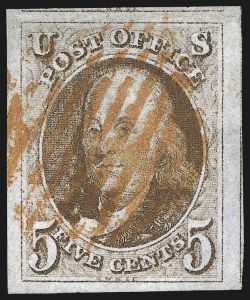 Sale Number 1037, Lot Number 1352, 5c 1847 Issue and 1875 Reproduction of 1847 Issue (Scott 1-4) Sale Number 1037, Lot Number 1352, 5c 1847 Issue and 1875 Reproduction of 1847 Issue (Scott 1-4)