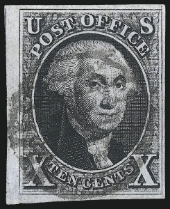 Sale 1037, Lot 1379, 5c 1847 Issue and 1875 Reproduction of 1847 Issue (Scott 1-4)