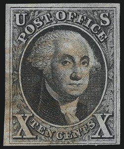 Sale 1037, Lot 1386, 5c 1847 Issue and 1875 Reproduction of 1847 Issue (Scott 1-4)