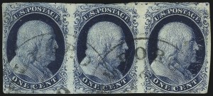 Sale 1037, Lot 1405, 1c 1851-56 Issue (Scott 5-9)