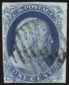 Sale 1037, Lot 1415, 1c 1851-56 Issue (Scott 5-9)