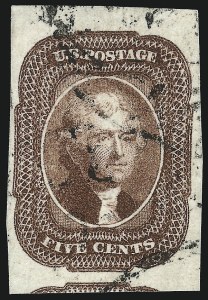 Sale 1037, Lot 1430, 3c-12c 1851-56 Issue (Scott 10-17)