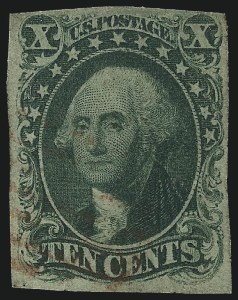 Sale 1037, Lot 1435, 3c-12c 1851-56 Issue (Scott 10-17)