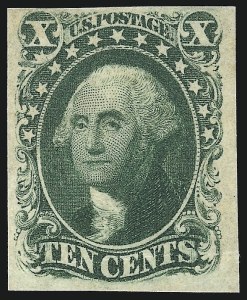 Sale 1037, Lot 1439, 3c-12c 1851-56 Issue (Scott 10-17)