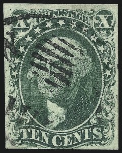 Sale 1037, Lot 1444, 3c-12c 1851-56 Issue (Scott 10-17)