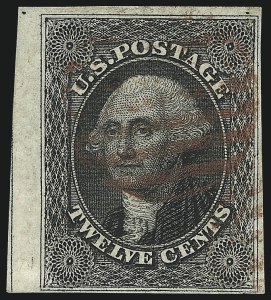 Sale 1037, Lot 1446, 3c-12c 1851-56 Issue (Scott 10-17)