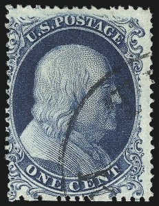 Sale 1037, Lot 1453, 1c 1857-60 Issue (Scott 18-24)