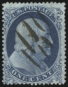 Sale 1037, Lot 1454, 1c 1857-60 Issue (Scott 18-24)