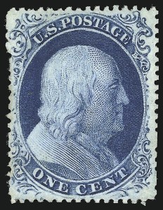 Sale 1037, Lot 1459, 1c 1857-60 Issue (Scott 18-24)