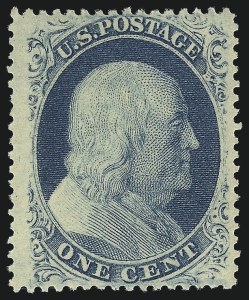 Sale Number 1037, Lot Number 1469, 1c 1857-60 Issue (Scott 18-24)